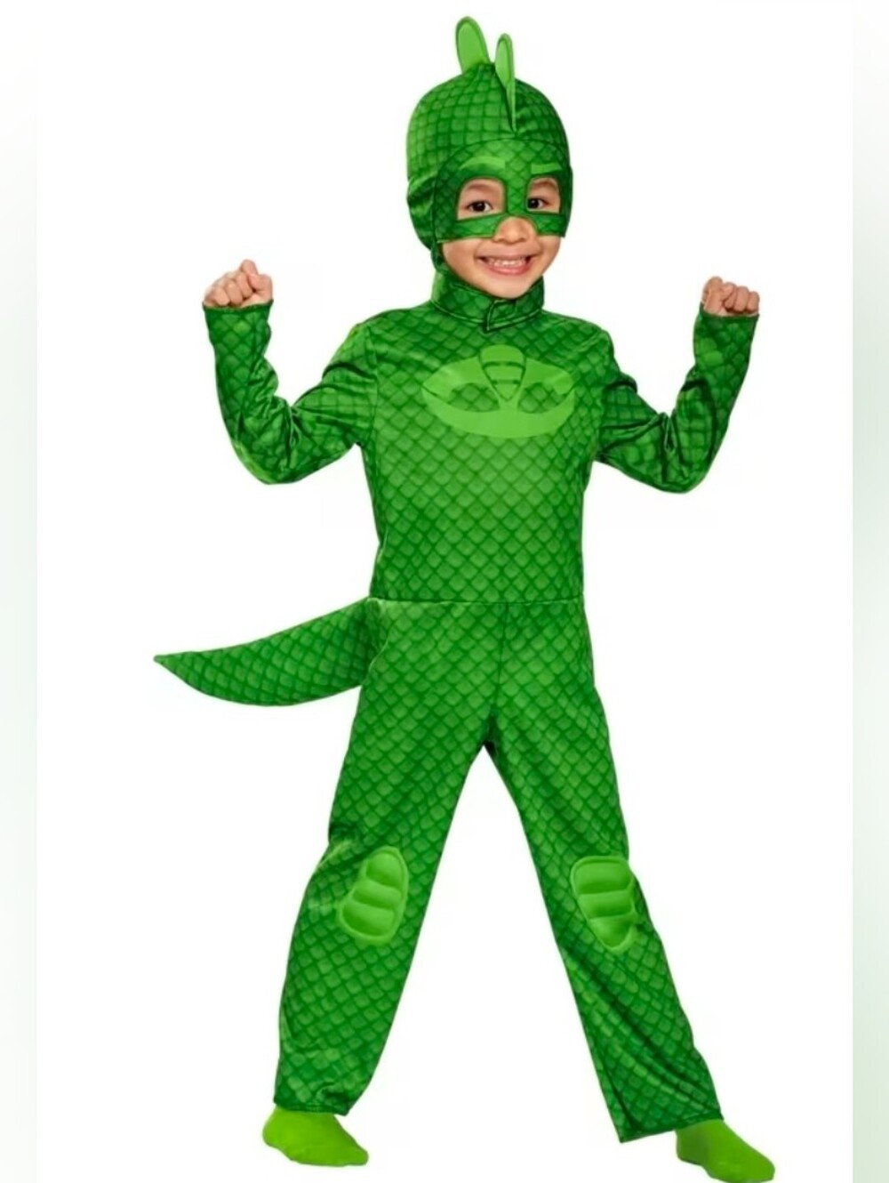 2T PJ Masks Gekko Halloween Costume Kids Dress Up Pretend Play